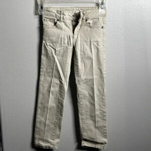 Wonder Nation Girls School Uniform Khaki Pants Straight Size 6.